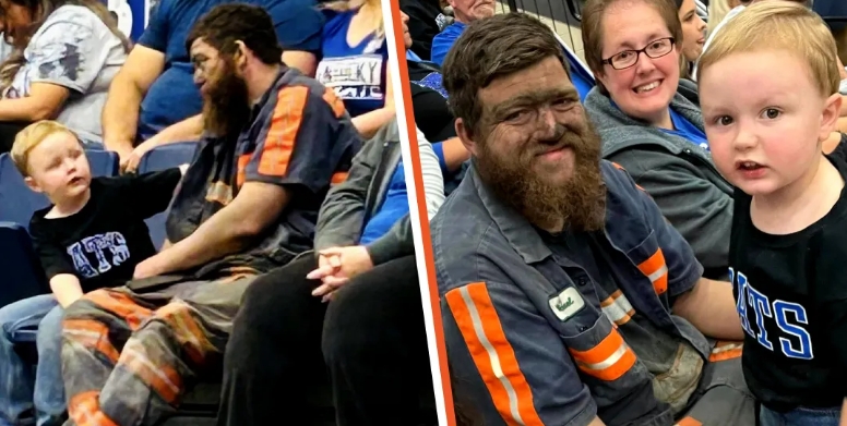 Kentucky Dad Rushes from Coal Mine Shift to Not Miss First Basketball Game with His Son